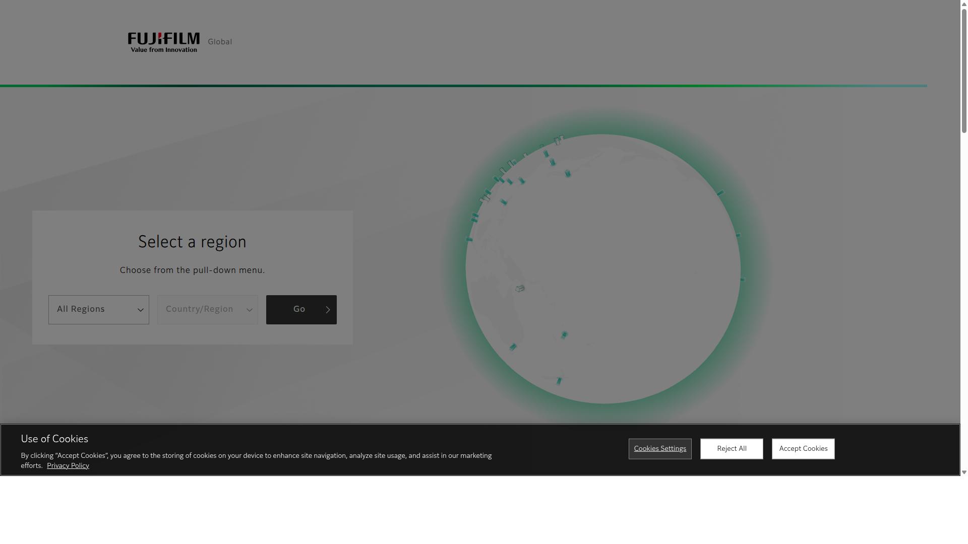 Fujifilm website